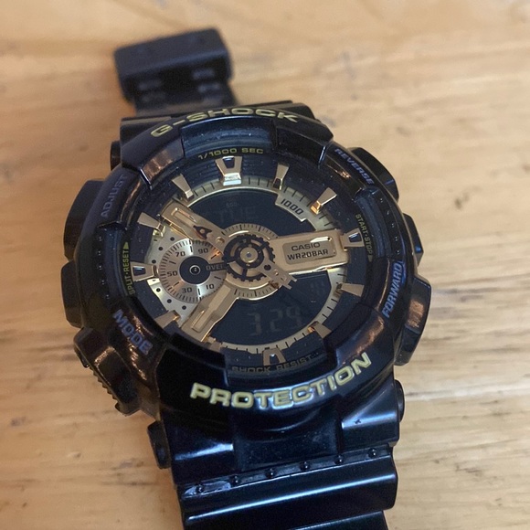 G-Shock Other - Casio G-Shock GA-110GB Black with Gold Accents